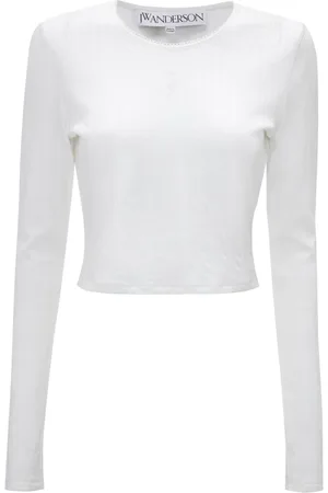 J.W.Anderson Playera con logo en jacquard