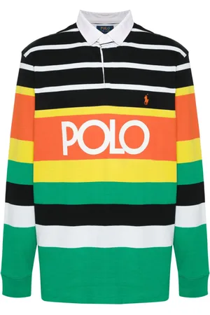 Ralph Lauren Playera tipo polo tejida