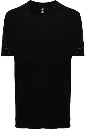 THOM KROM Playera de tejido fino con costuras decorativas