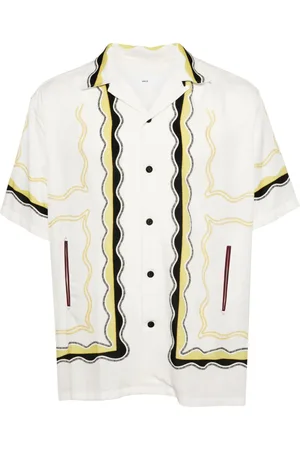 TOGA PULLA Camisa con ondas estampadas