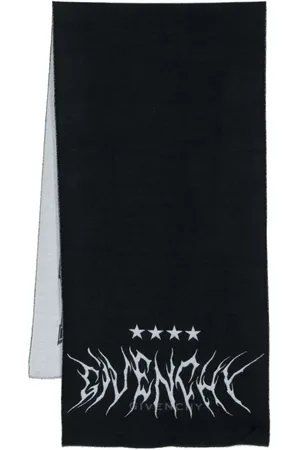 Givenchy Bufanda tejida con logo en intarsia