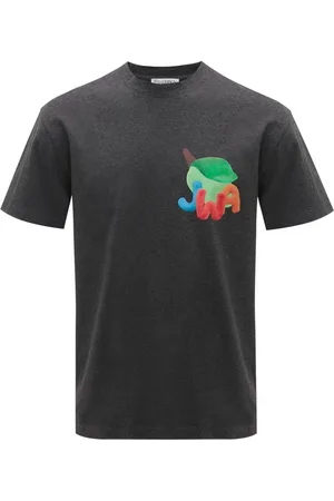 J.W.Anderson Playera JWA con estampado Lime