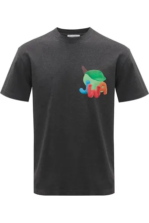 J.W.Anderson Playera JWA con estampado Lime