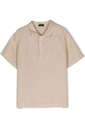 Il gufo Playera tipo polo con botones