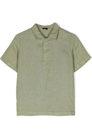 Il gufo Playera tipo polo con botones
