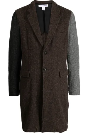 Comme des Garçons Colour-block single-breasted coat
