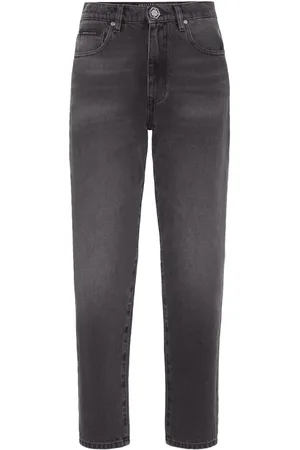 Philipp Plein Jeans rectos con tiro alto
