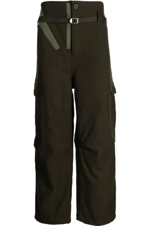 Comme des Garçons Pantalones anchos con bolsillos cargo