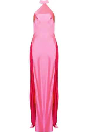 Retrofete Vestido largo Jagger con efecto satinado