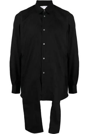 Comme des Garçons Camisa con dobladillo asimétrico