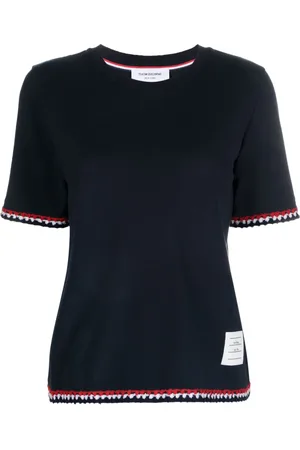 Thom Browne Playera con motivo de rayas RWB
