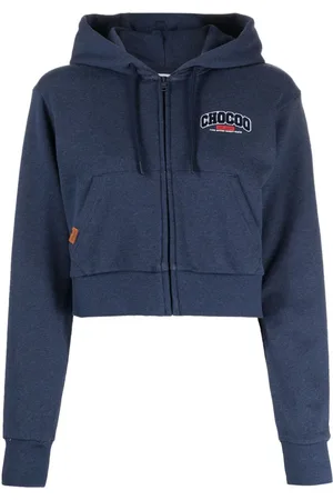 Chocoolate Hoodie corta con cierre