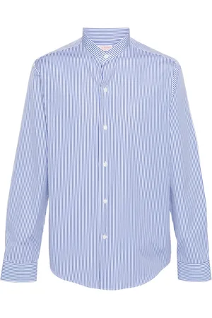 Fursac Camisa de popelina con rayas estampadas