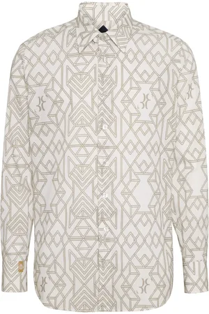 BILLIONAIRE Camisa con estampado geométrico