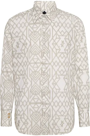 BILLIONAIRE Camisa con estampado geométrico