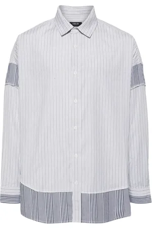 FIVE CM Camisa con paneles y estampado de rayas