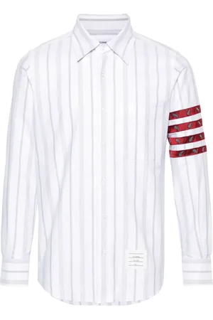 Thom Browne Camisa con rayas 4-Bar