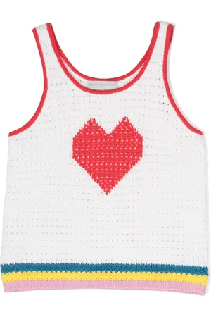 Stella McCartney Top tejido de intarsia