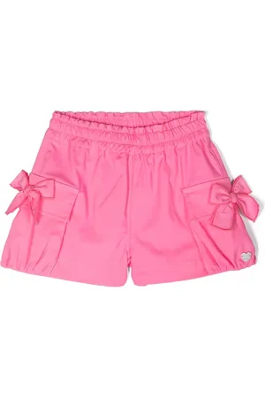MONNALISA Shorts con detalle de moño