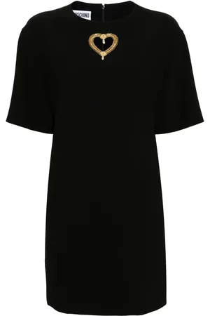 Moschino Vestido corto con cuello redondo