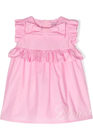 MISS BLUMARINE Vestido con logo estampado