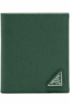 Prada Cartera plegable de piel saffiano