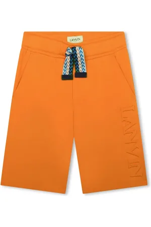 Lanvin Shorts con logo en relieve