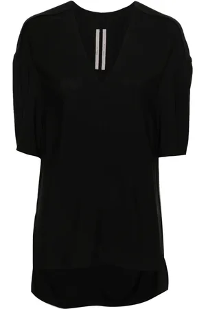 Rick Owens Blusa con hombros caídos y cuello en V