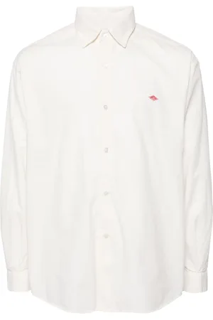 DANTON Camisa con aplique del logo