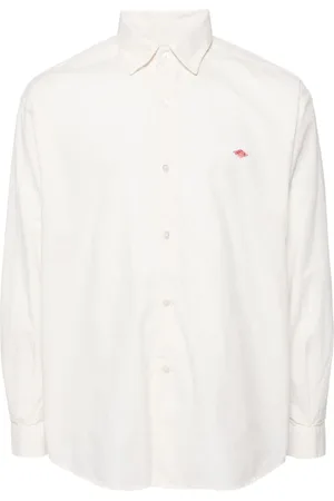 DANTON Camisa con aplique del logo
