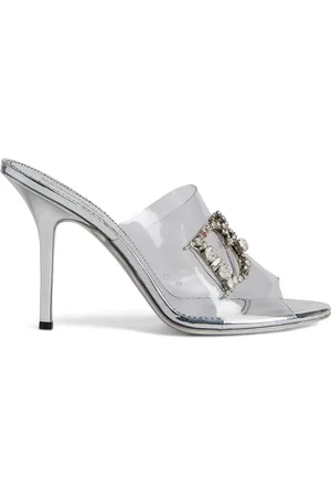 Dsquared2 Mules con detalles de cristal y logo