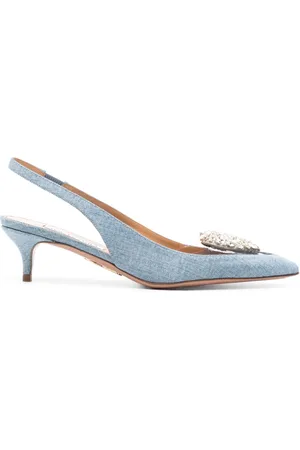 Aquazzura Zapatillas Love Me con tacón de 45mm