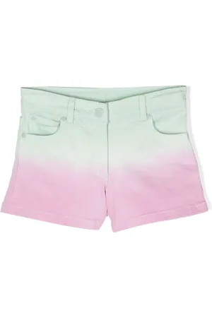 Stella McCartney Shorts de mezclilla con efecto sombreado