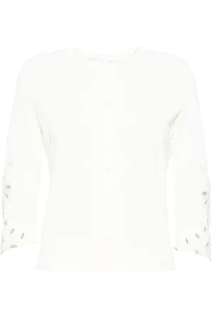 ERMANNO SCERVINO Cárdigan con detalles de perforaciones