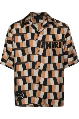 AMIRI Camisa Snake Checker Bowling