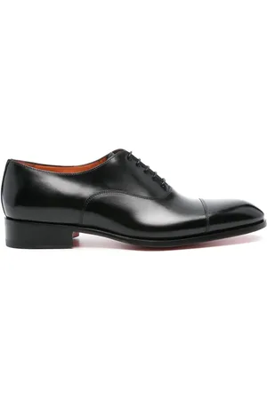 santoni Zapatos oxford con efecto pulido