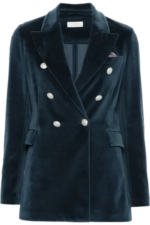 Circolo Blazer de terciopelo con doble botonadura