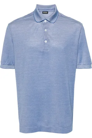 Ermenegildo Zegna Playera tipo polo con efecto melange