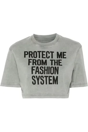 Moschino Playera con texto estampado