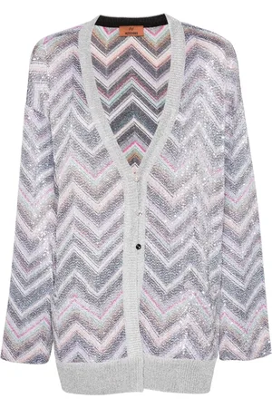 Missoni Cárdigan con motivo en zigzag