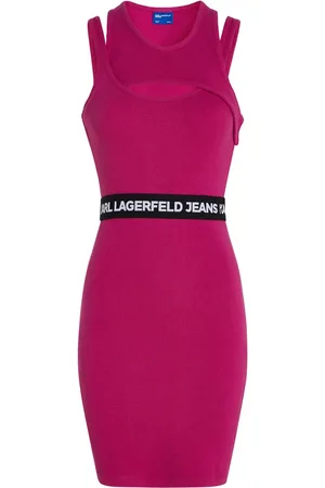 Karl Lagerfeld Vestido corto con capas escalonadas