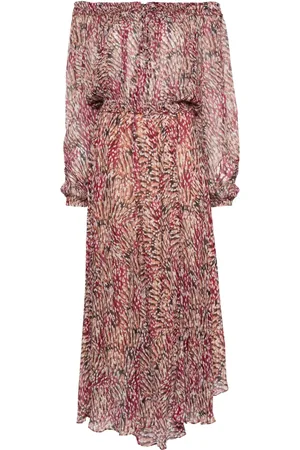 Marant Etoile Vestido Volga con hombros descubiertos