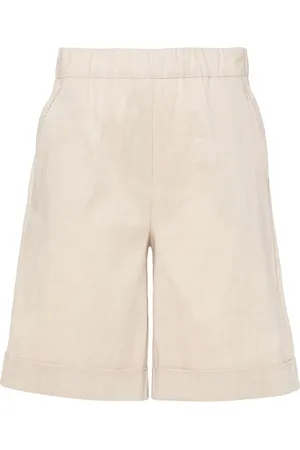 D.EXTERIOR Shorts de vestir con tiro alto