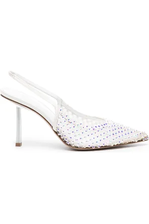 LE SILLA Zapatillas Gilda con detalles de cristal y tacón de 80mm