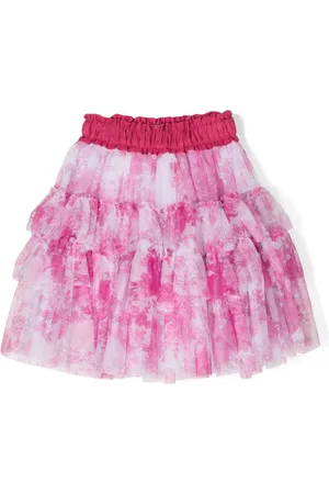 MONNALISA Falda con tutú y estampado floral