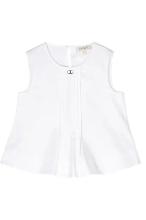 Twin-Set Top con placa del logo
