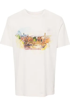 Jacob Cohen Playera con ilustración estampada