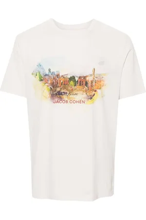 Jacob Cohen Playera con ilustración estampada