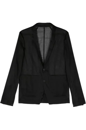 Rick Owens Blazer semitransparente con botones