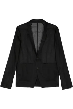 Rick Owens Blazer semitransparente con botones